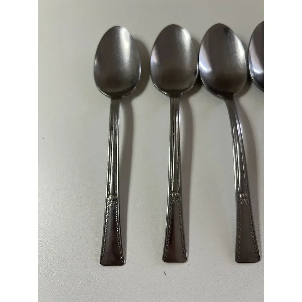 VTG Set Of 32 SILCO International Dignity Stainless Steel Flatware Made In USA